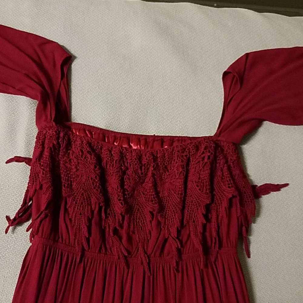 Umgee wine colored dress